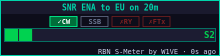SNR ENA to ENA on 40m